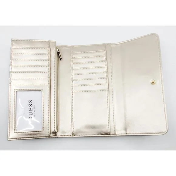 NWOT Guess Stephi Espresso Multi Clutch Wallet $48.00 - Picture 4 of 5